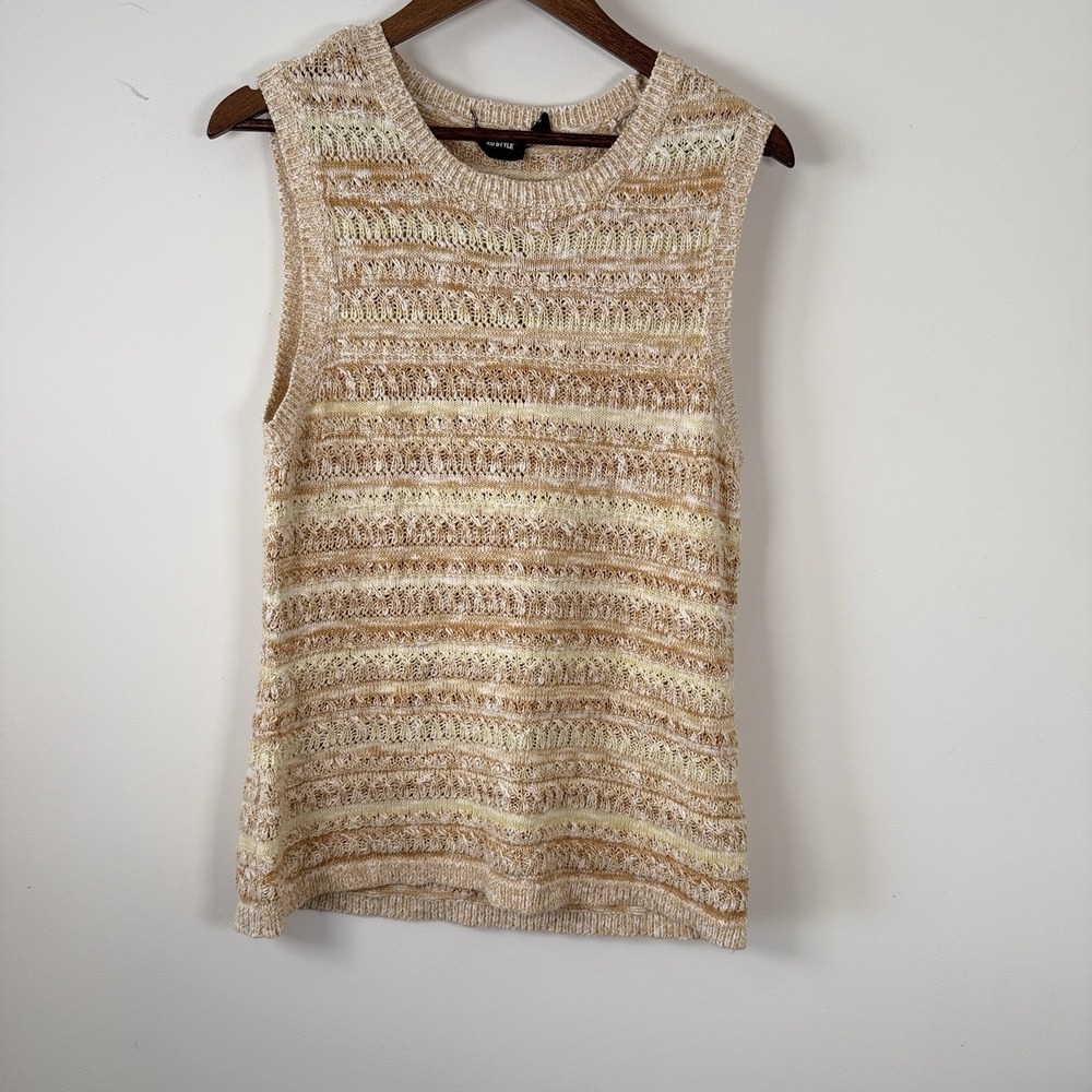 RD Style Knit Sweater‎ Vest Women's Size Large